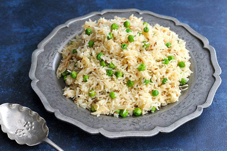 JEERA MATAR PULAO
