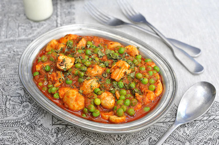 MUSHROOM MATAR MASALA
